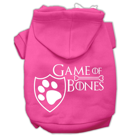 Mirage Pet 62-147 SMBPK Game of Bones Screenprint Dog Hoodie, Brig