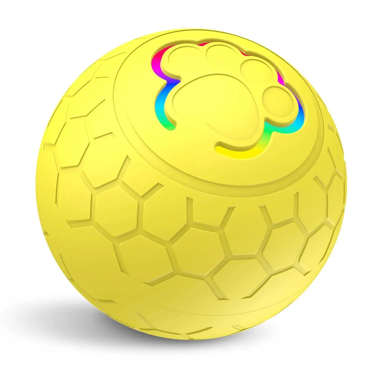 New Smart Dog Toy Ball Electronic Interactive Pet Toy Ball USB Automatic Bouncing Rolling Toy Ball With RGB Lights Puppy Product