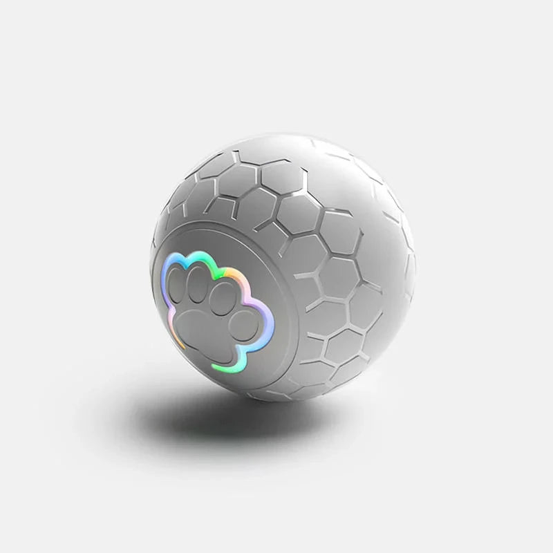 New Smart Dog Toy Ball Electronic Interactive Pet Toy Ball USB Automatic Bouncing Rolling Toy Ball With RGB Lights Puppy Product